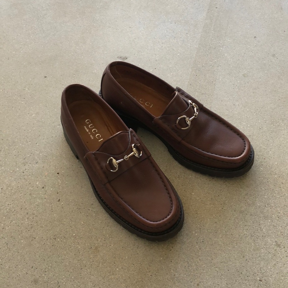Women’s Gucci lug sole loafers - Picture 3 of 7